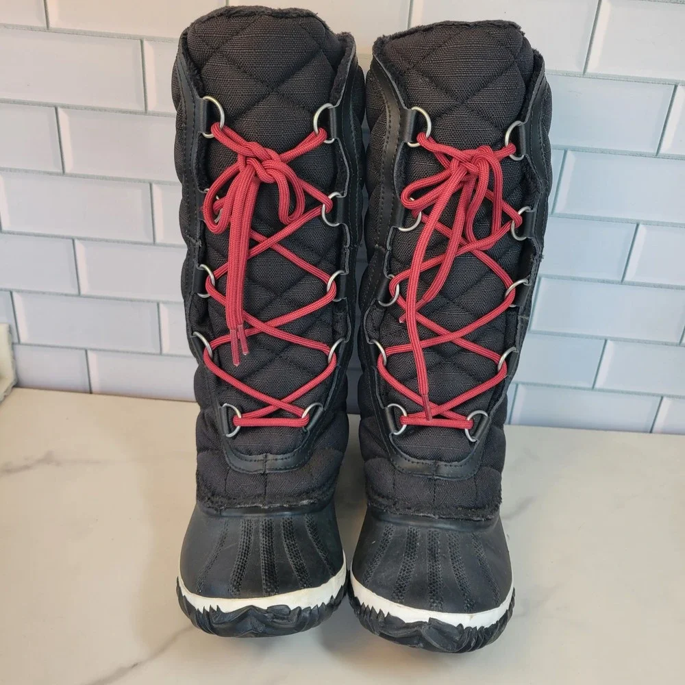 Sorel Out N About US 7 EU 38 Tall Quilted Lined Boots Waterproof Winter